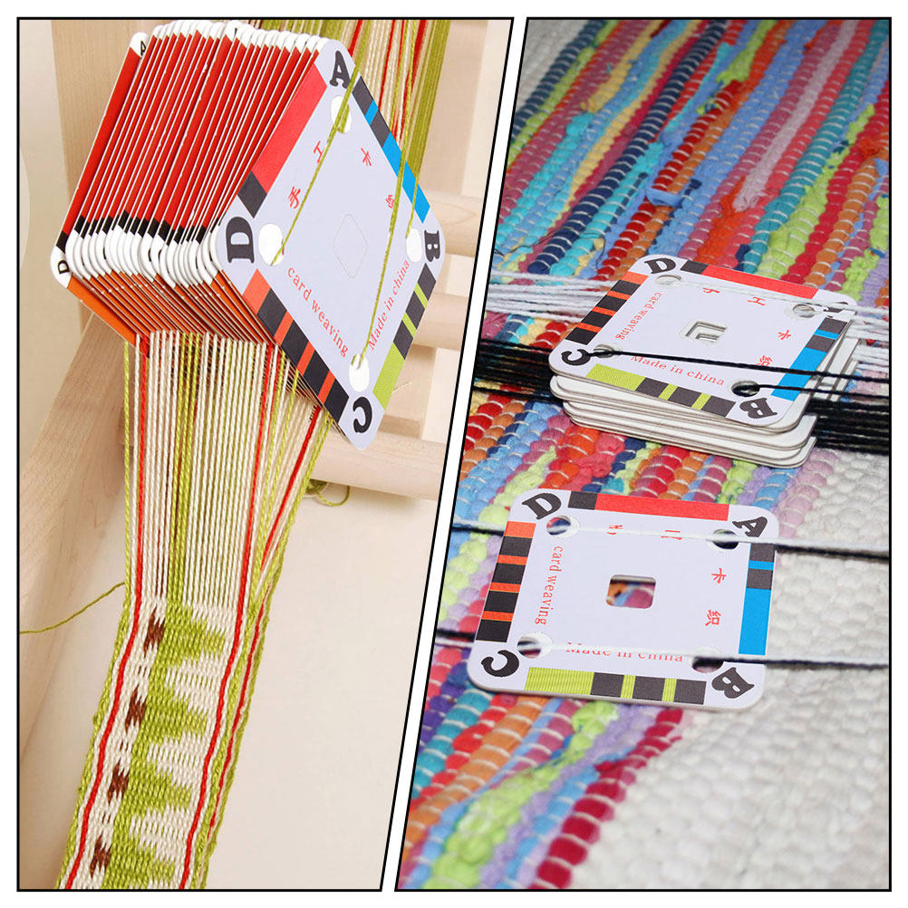 60Pcs Weaving Cards Paperboard - Tablet Weaving Accessories ulasan dan harga