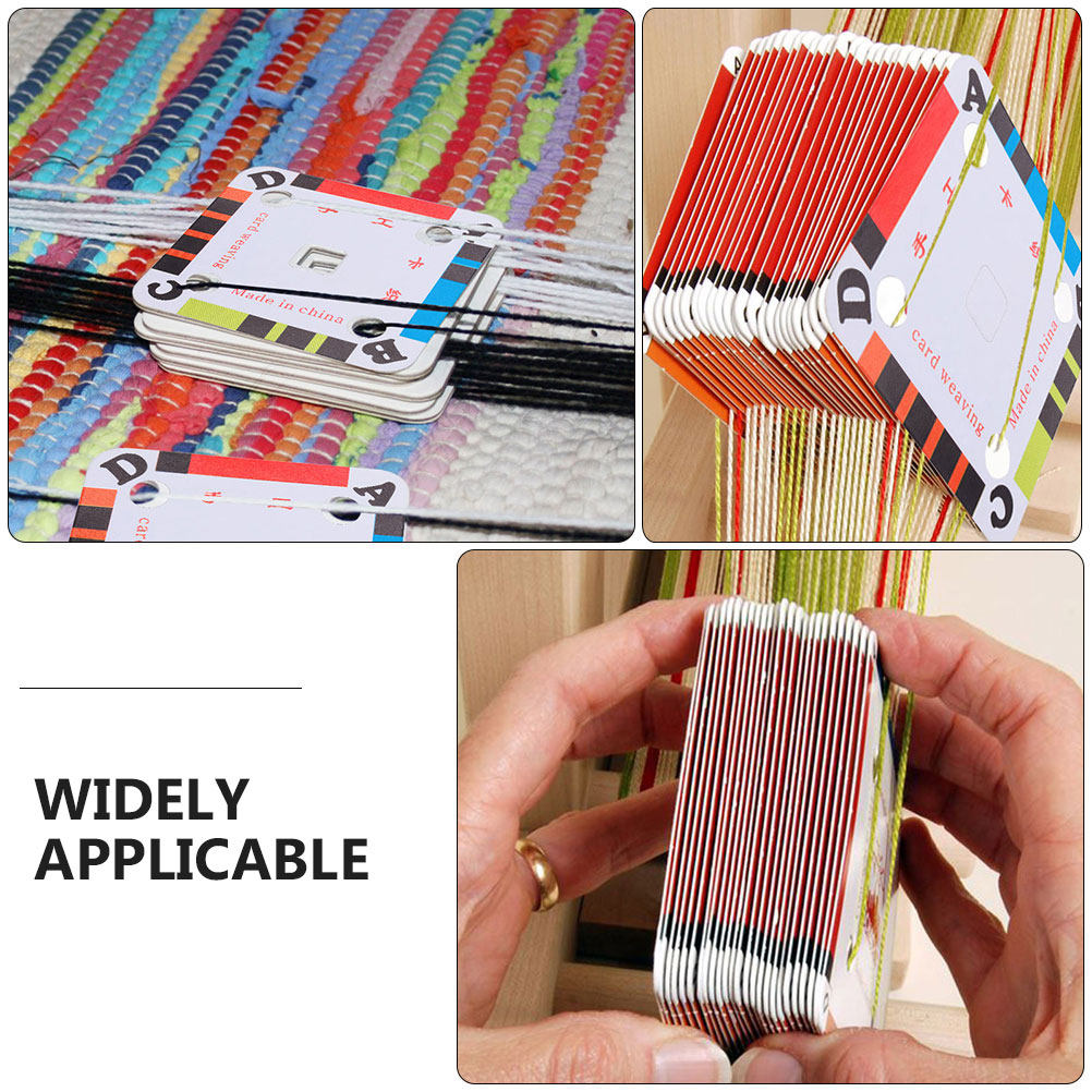 60Pcs Weaving Cards Paperboard - Tablet Weaving Accessories ulasan dan harga