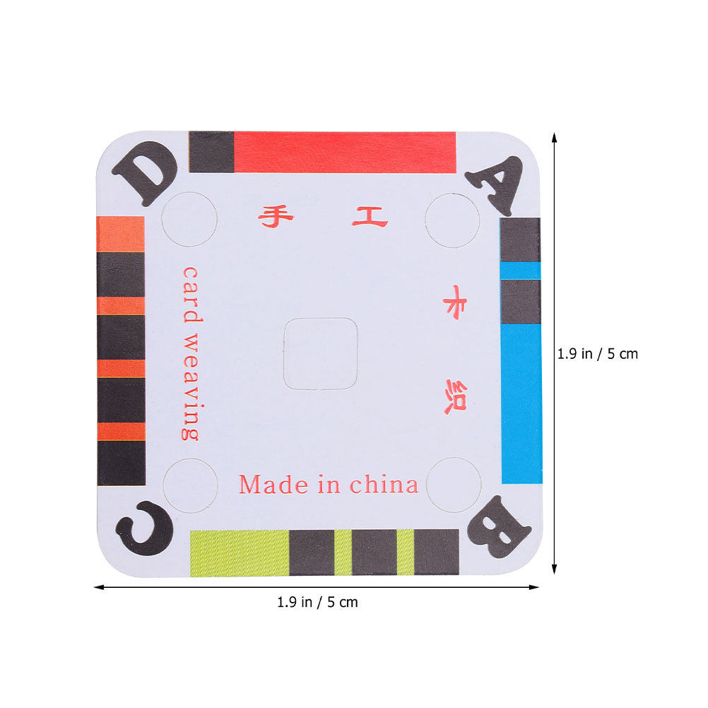 60Pcs Weaving Cards Paperboard - Tablet Weaving Accessories ulasan dan harga