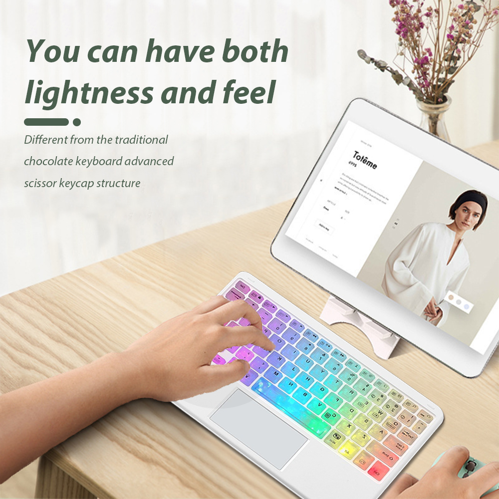 Backlit Keyboard With Touchpad - Blackview Tablet Accessories ulasan dan harga