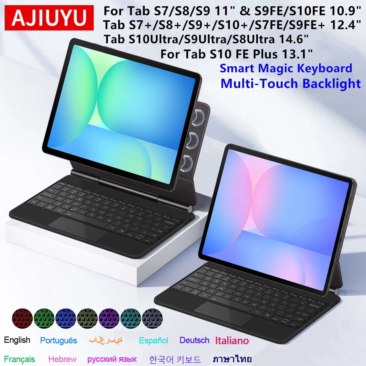 Magic Keyboard For Samsung Gal - Tablet S9 Fe Accessories ulasan dan harga