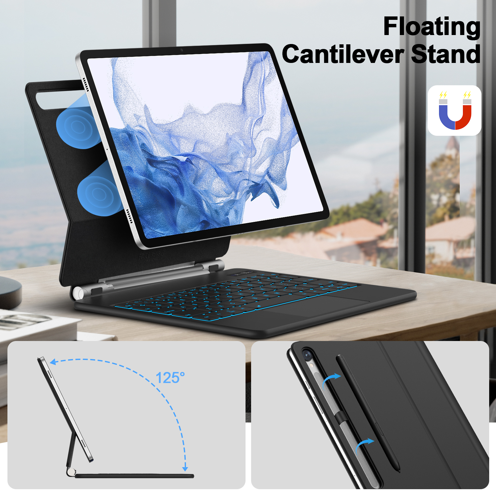Magic Keyboard For Samsung Gal - Lenovo Tablet M11 Accessories ulasan dan harga