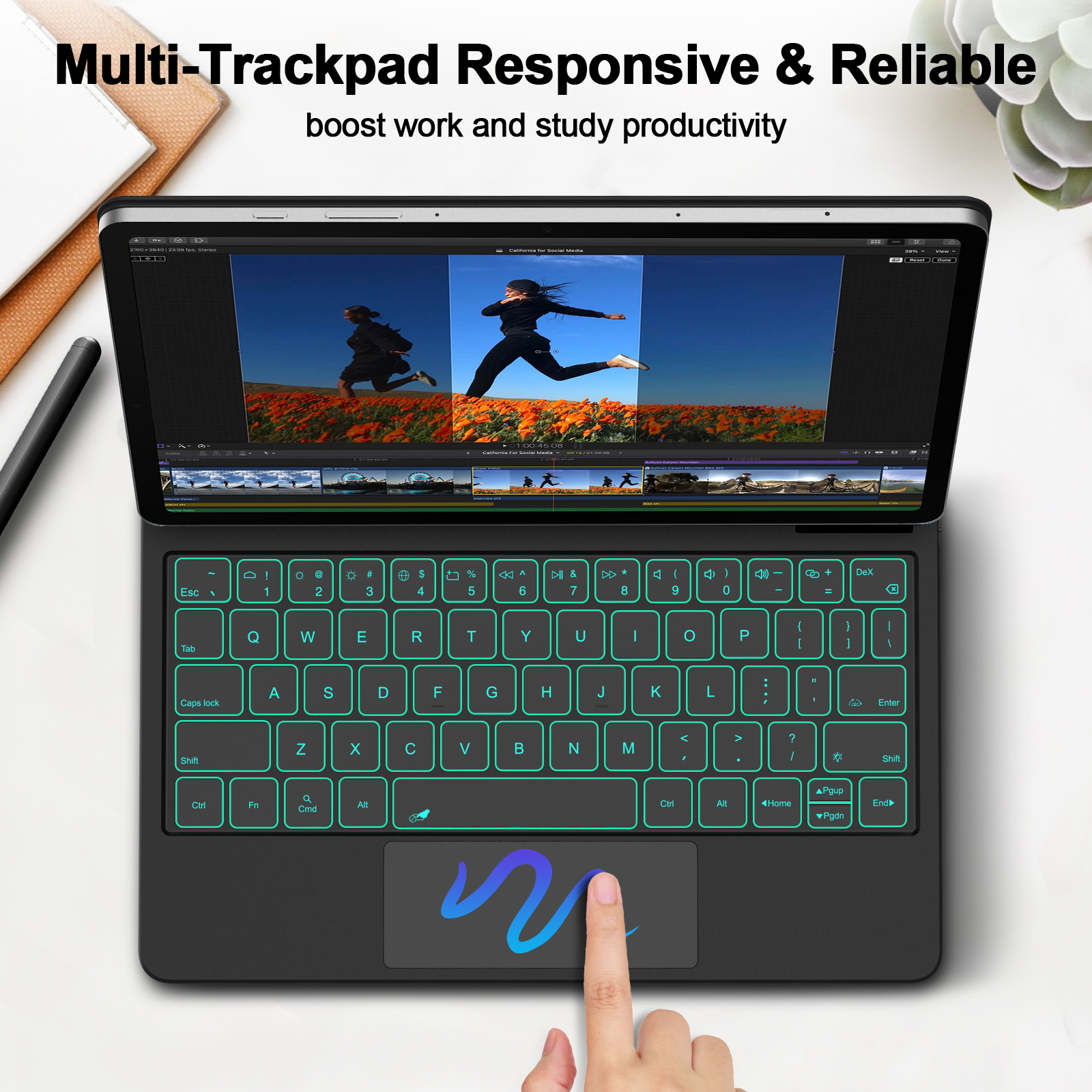 Magic Keyboard For Samsung Gal - Lenovo Tablet M11 Accessories ulasan dan harga