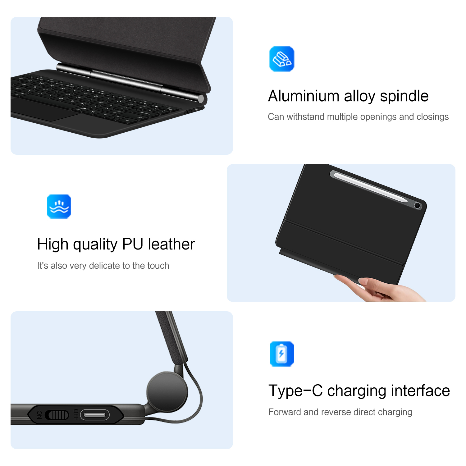 Magic Keyboard for Samsung Gal - Tablet S9 Fe Accessories ulasan dan harga
