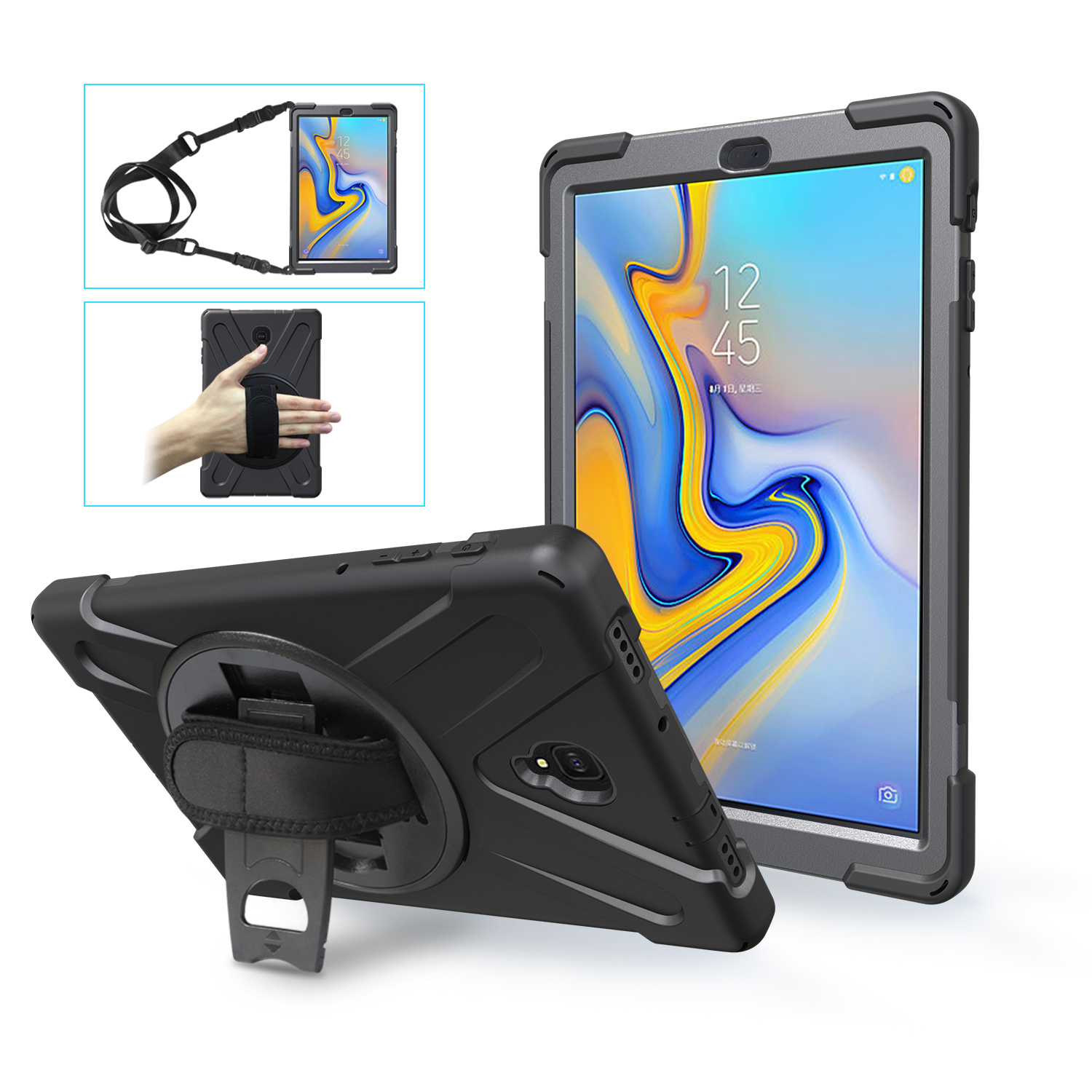 Rotating Hybrid Case For Samsu - Cheap Tablet Accessories ulasan dan harga