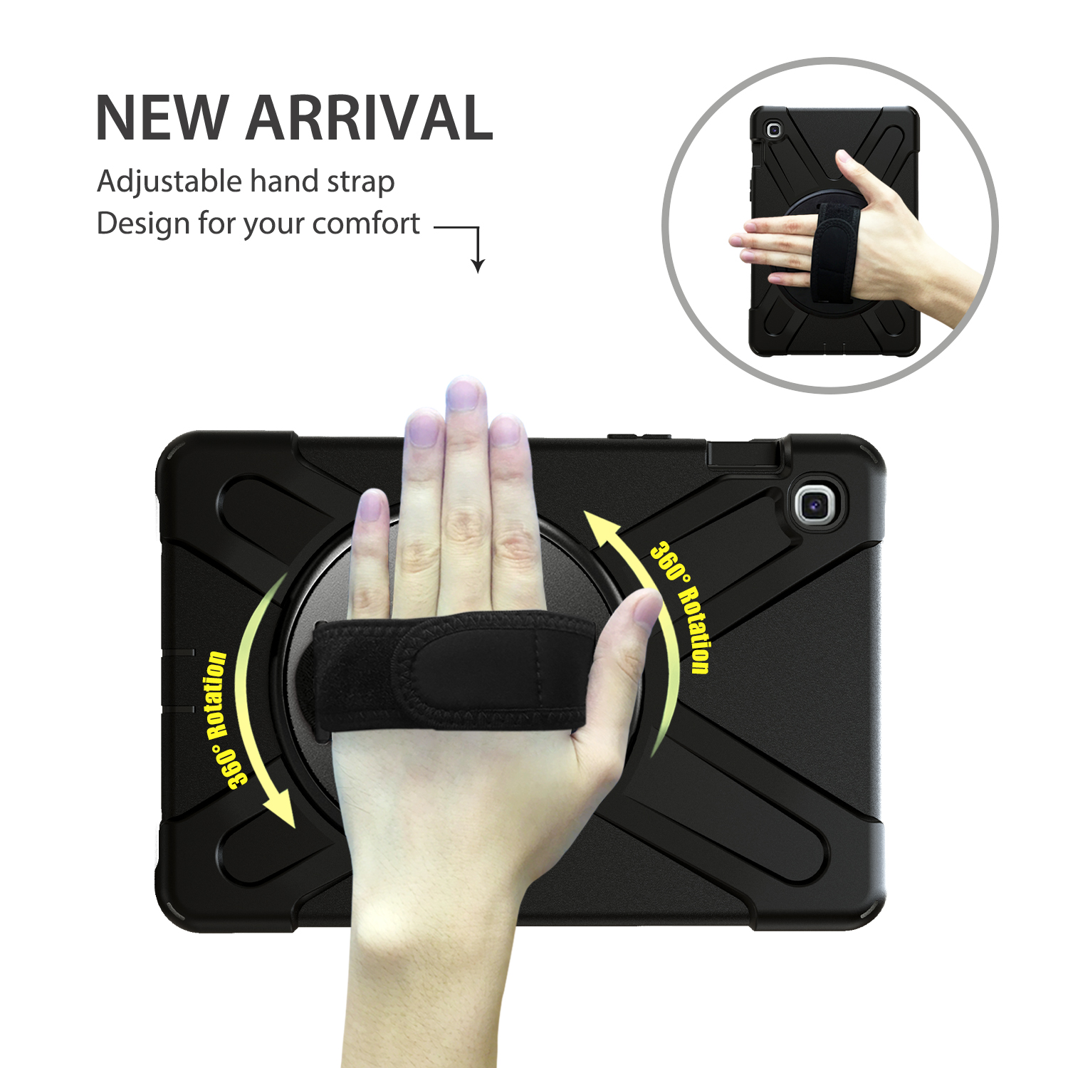 Rotating Hybrid Case For Samsu - Cheap Tablet Accessories ulasan dan harga