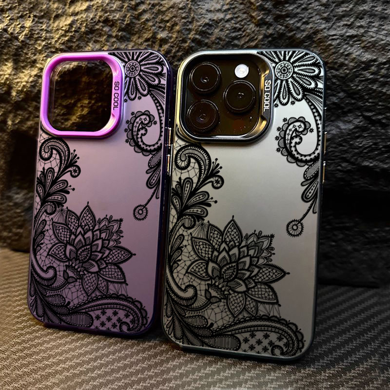Black lace print New Hot Elect - Tablet Accessories For Girls ulasan dan harga