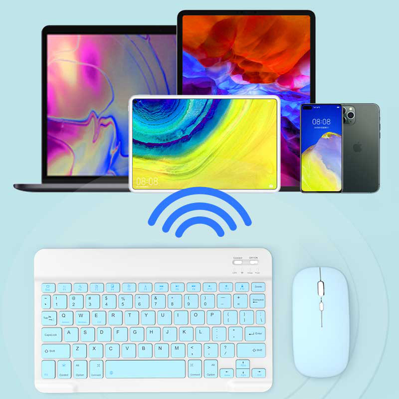 Mini Bluetooth Keyboard Mouse  - Lenovo Tablet M11 Accessories ulasan dan harga