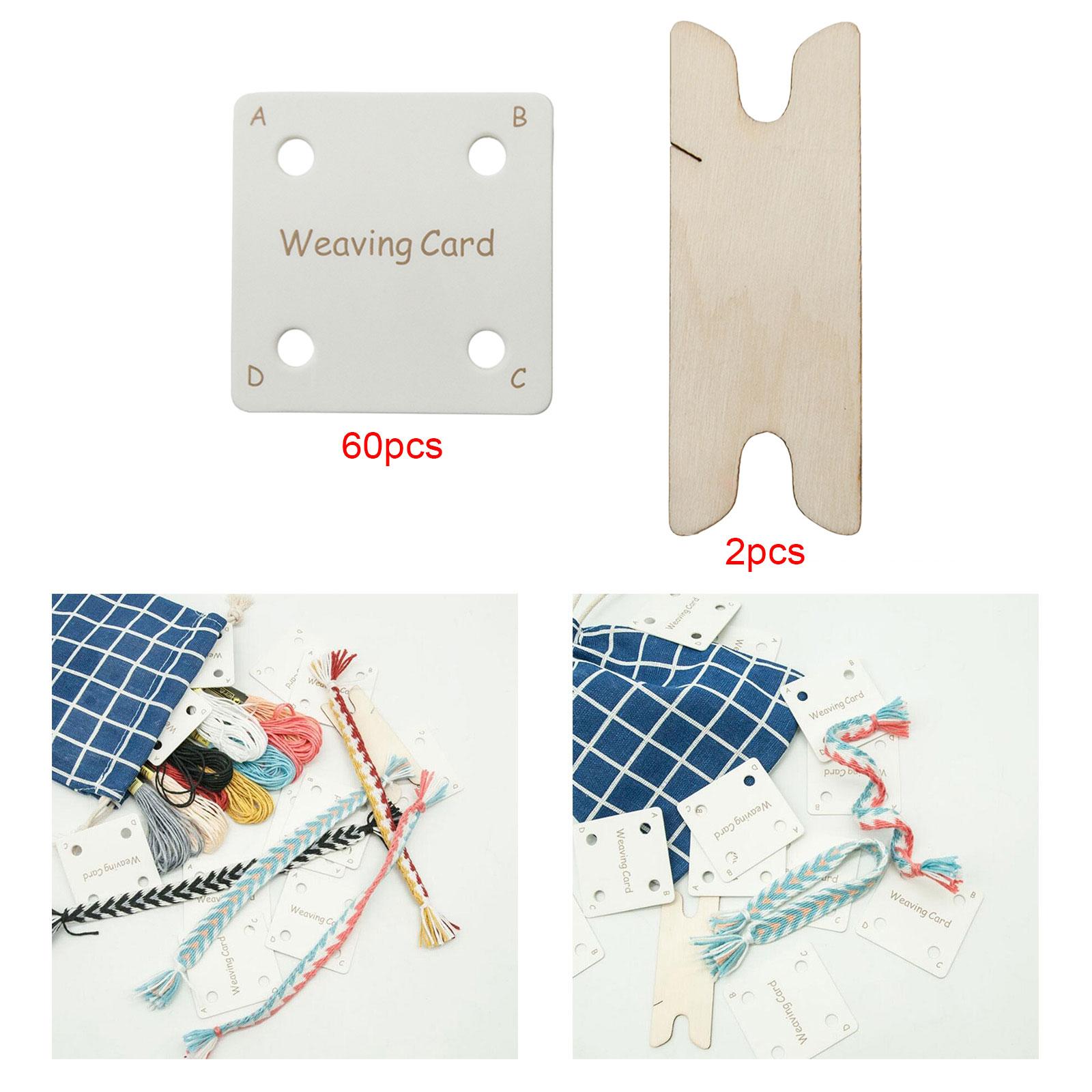 60Pcs Tablet Weaving Card for  - Tablet Weaving Accessories ulasan dan harga