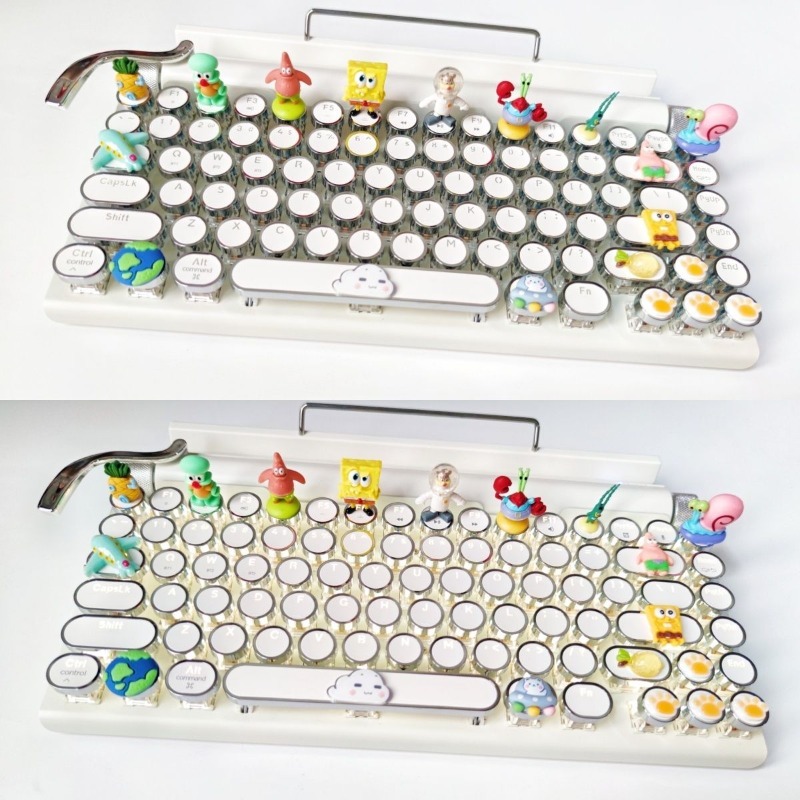 Retro SpongeBo Mechanical Keyb - Tablet Accessories For Kids ulasan dan harga