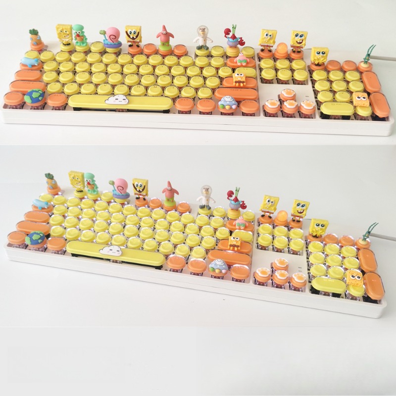 Retro SpongeBo Mechanical Keyb - Tablet Accessories For Kids ulasan dan harga