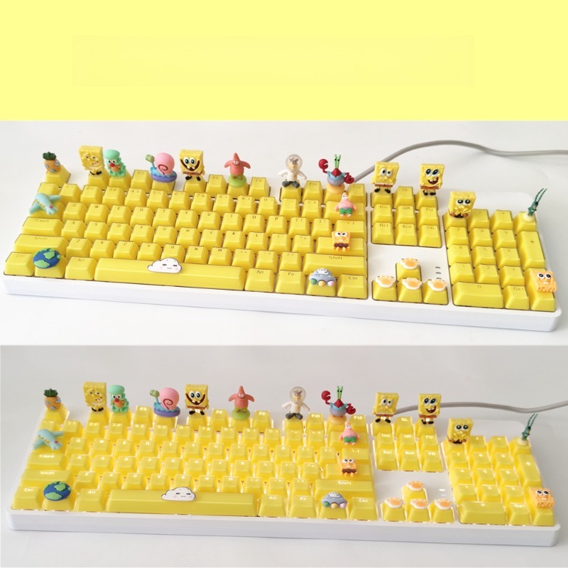 Retro SpongeBo Mechanical Keyb - Tablet Accessories For Kids ulasan dan harga