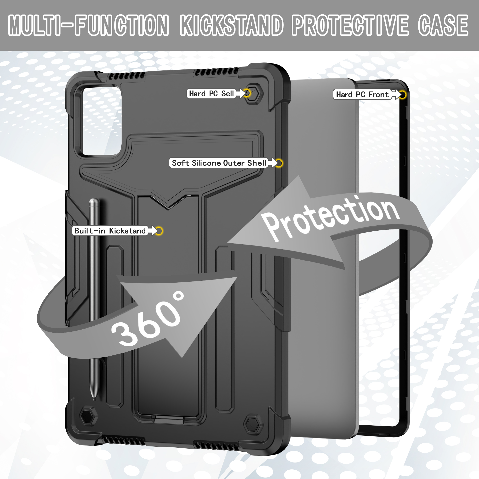 Rugged Stand Case For Lenovo X - Lenovo Tablet M11 Accessories ulasan dan harga