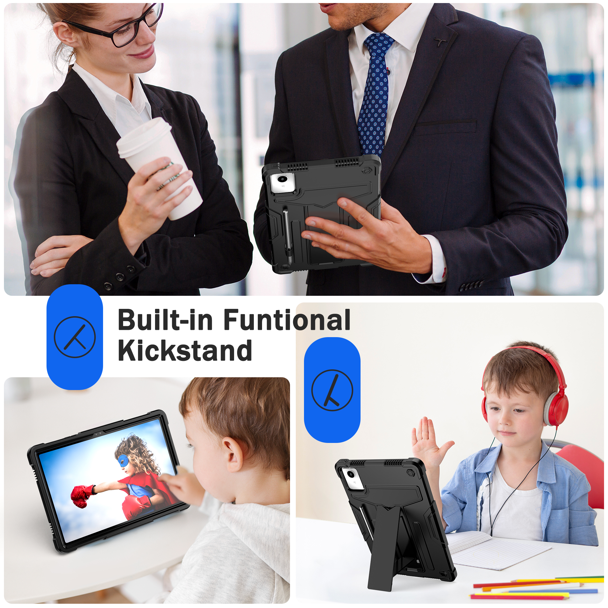 Rugged Stand Case For Lenovo X - Lenovo Tablet M11 Accessories ulasan dan harga