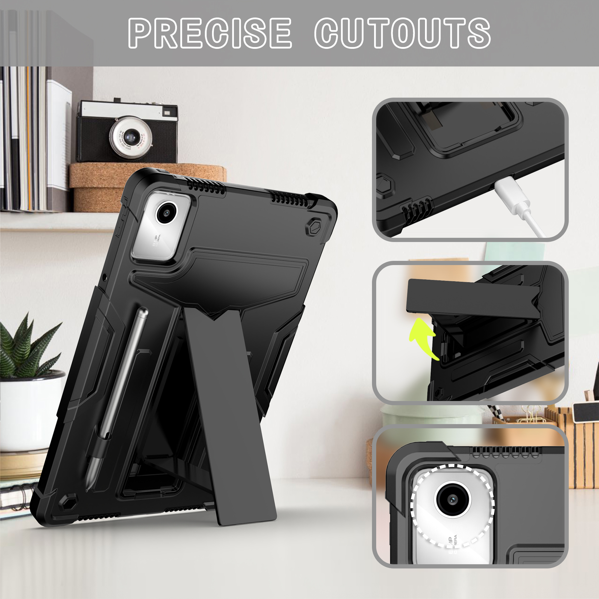 Rugged Stand Case For Lenovo X - Lenovo Tablet M11 Accessories ulasan dan harga