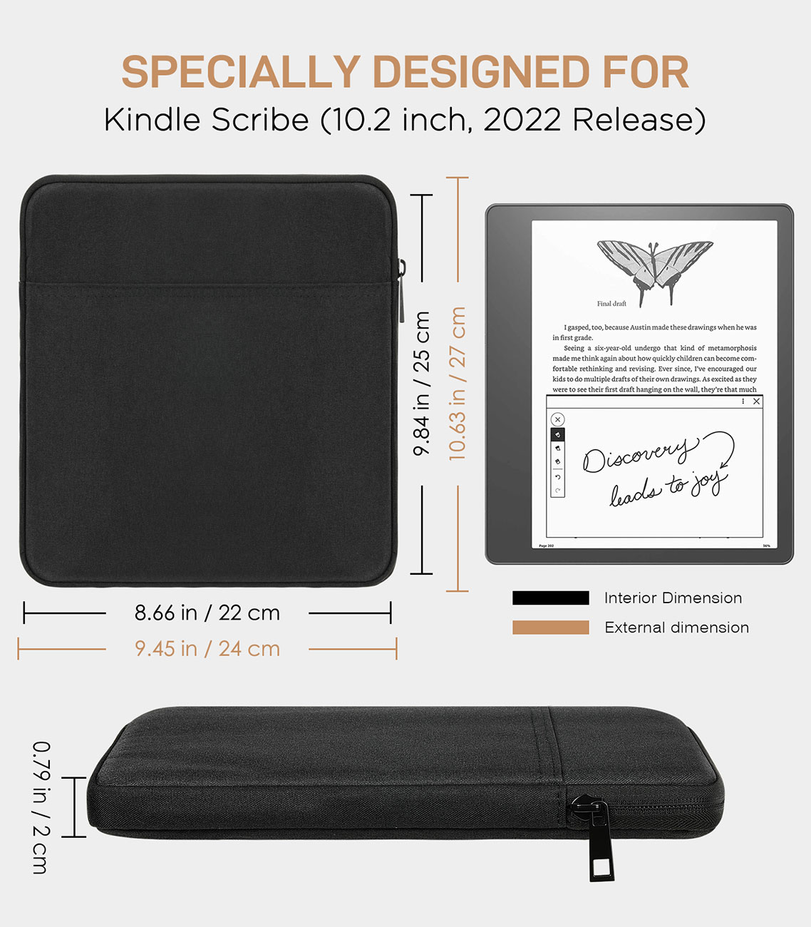 MoKo Tablet Sleeve for Kindle  - Tablet Accessories Amazon ulasan dan harga