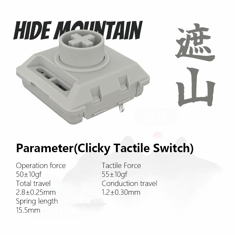Kailh POM Hide Mountain Low Pr - Tablet Accessories Uk ulasan dan harga