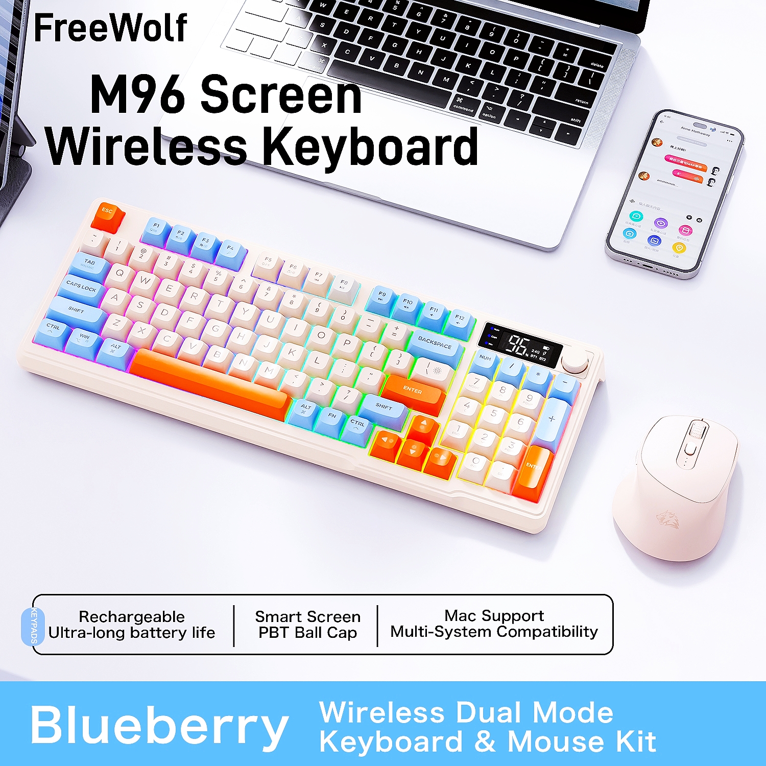 Custom Wireless Gaming Combo M - Tablet Accessories Uk ulasan dan harga