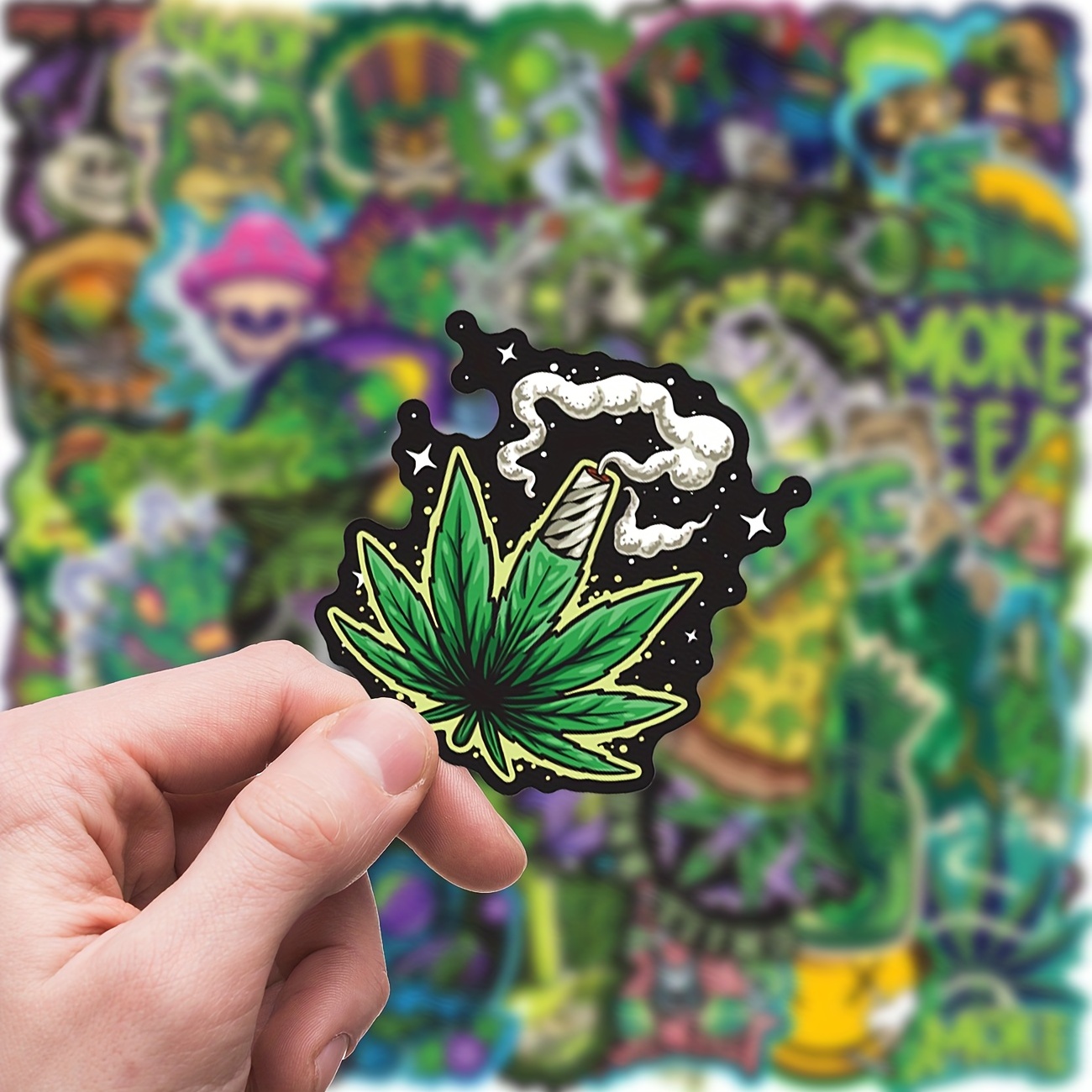 50pcs Leaves Stickers For Wate - Tablet Accessories For Girls ulasan dan harga