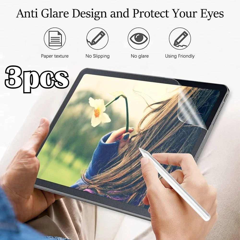 3Pcs Like Paper Feel Screen Pr - Lenovo Tablet M11 Accessories ulasan dan harga