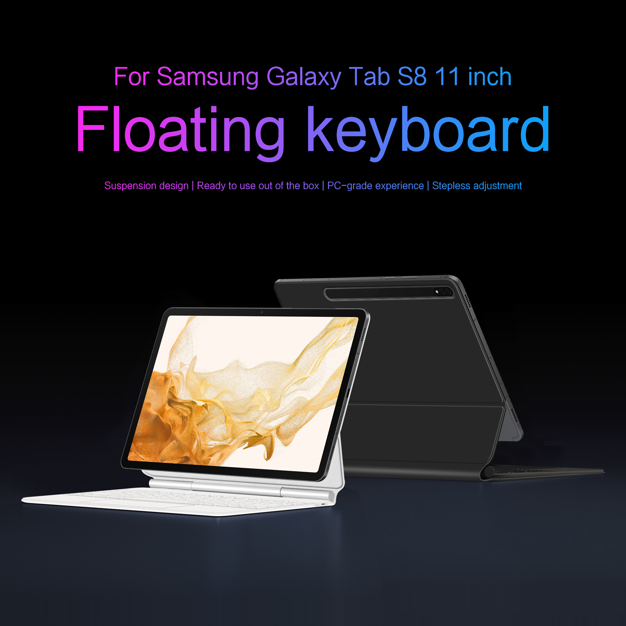 LFOIQN Magic Keyboard for Sams - Tablet S9 Fe Accessories ulasan dan harga