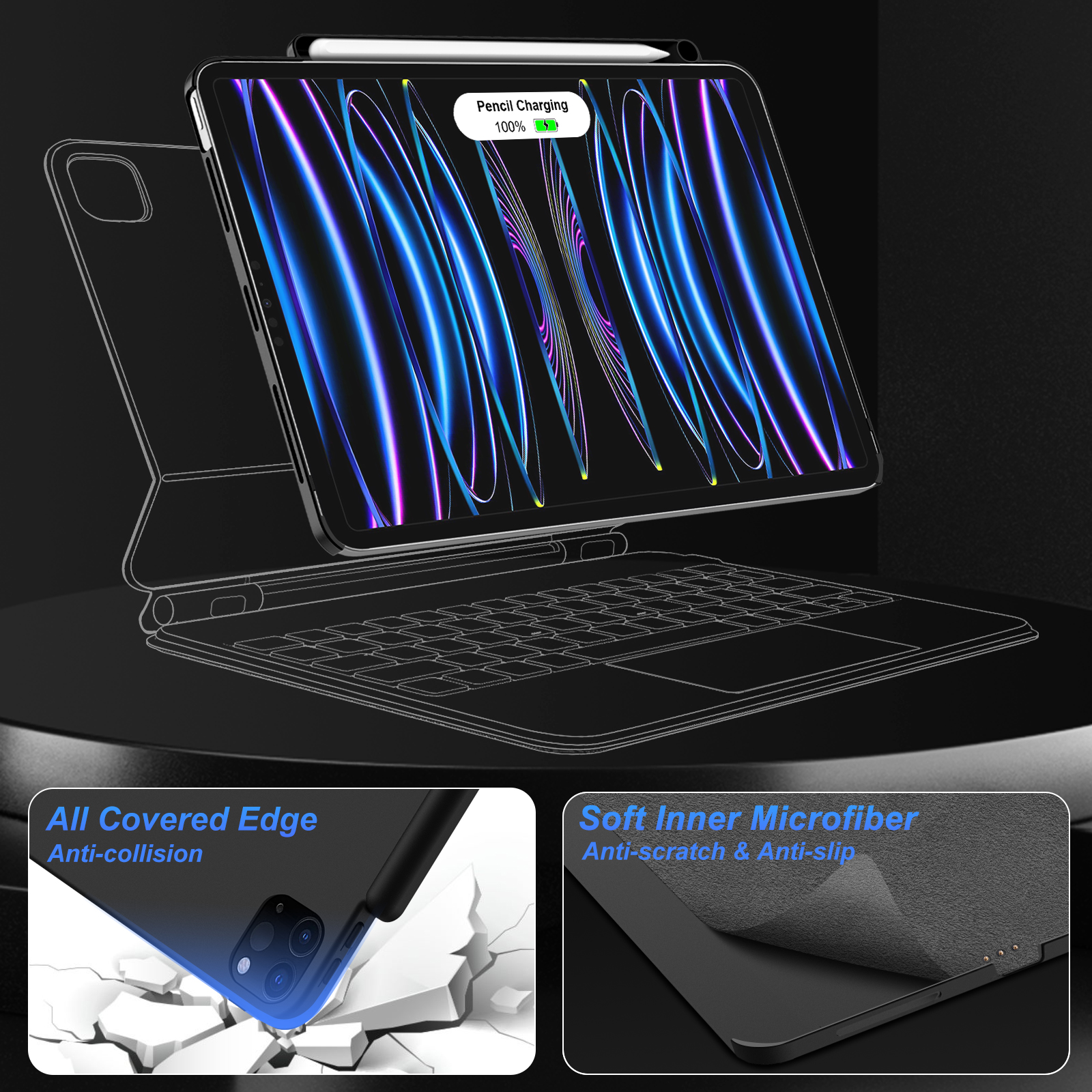 GOOJODOQ Magnetic Case for iPa - Lenovo Tablet M11 Accessories ulasan dan harga