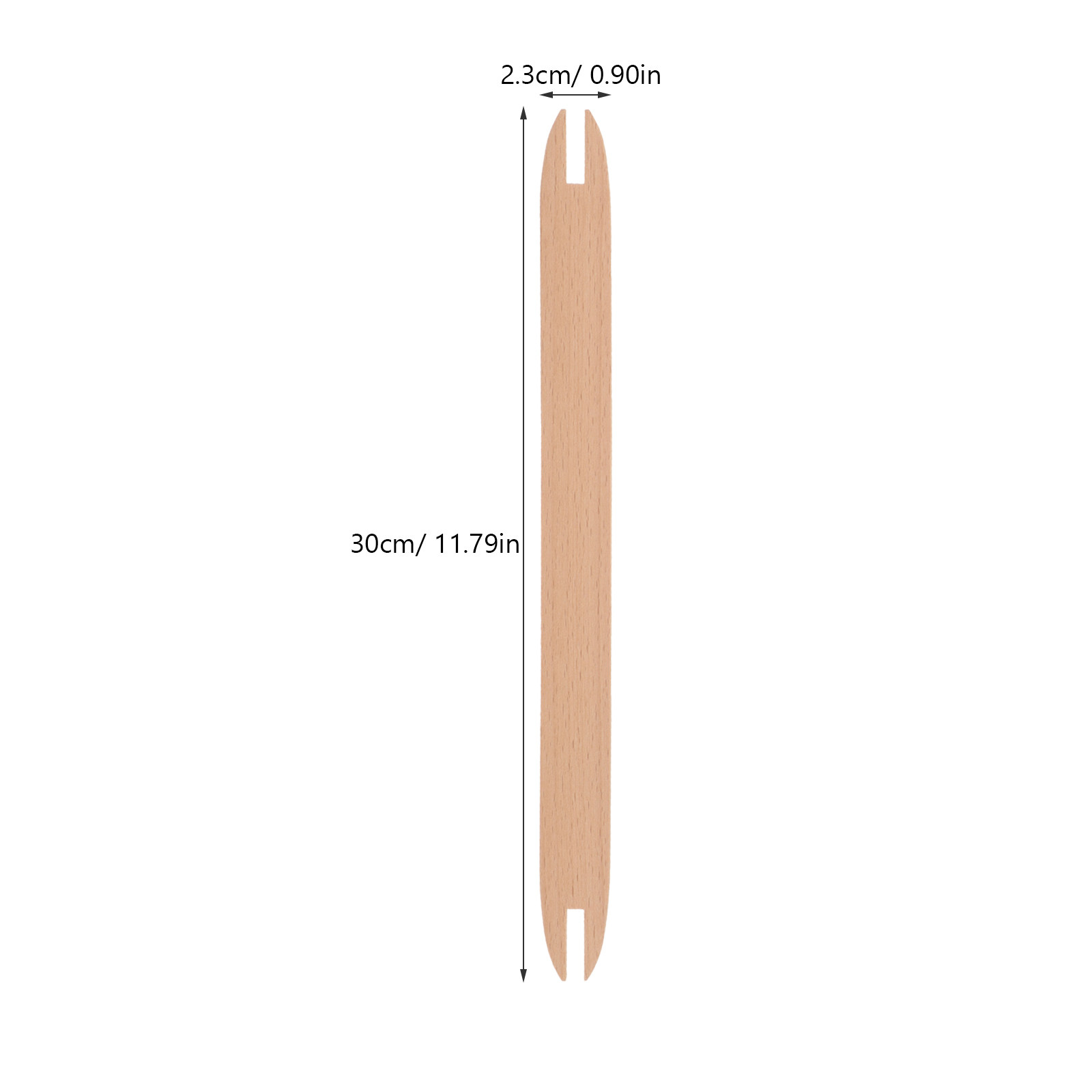 2Pcs Wooden Knitting Shuttles  - Tablet Weaving Accessories ulasan dan harga