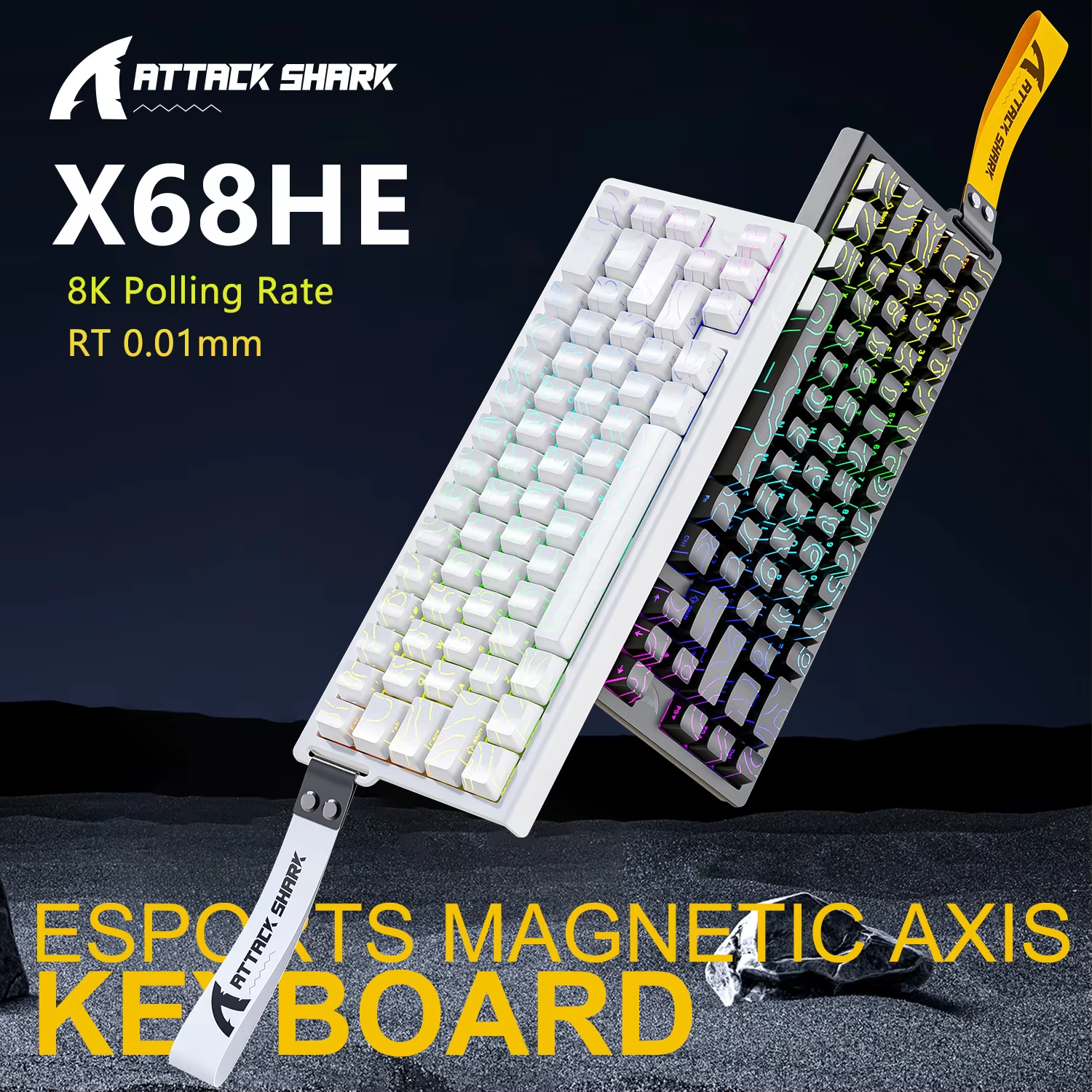 ATTACK SHARK X68HE Magnetic Me - Tablet Accessories Uk ulasan dan harga